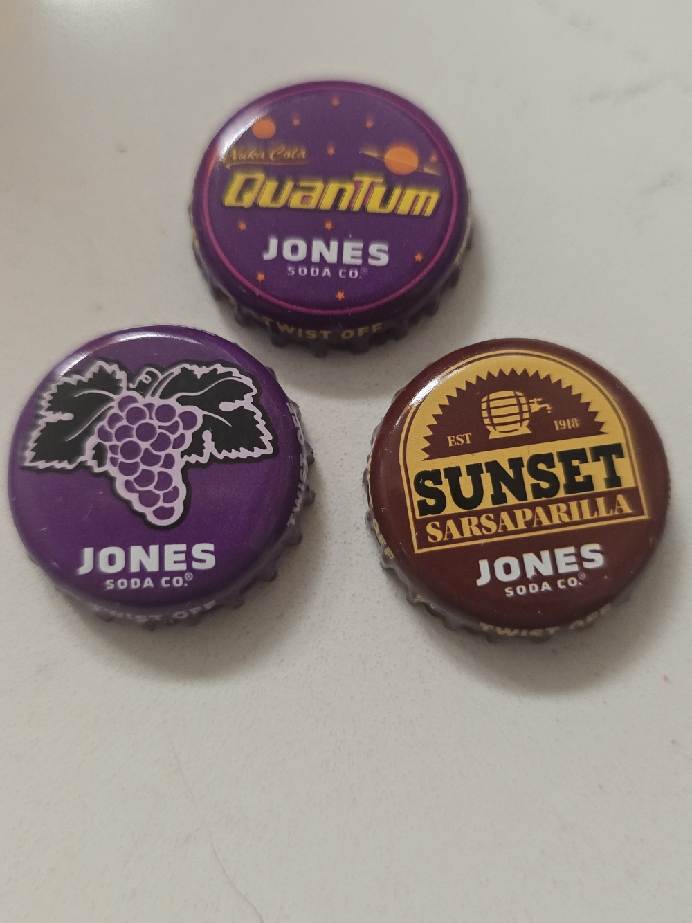 Fallout x Jones Soda Co. collector caps blue star cap *Never Redeemed*